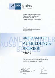 Anerkannter Ausbildungsbetrieb 2026